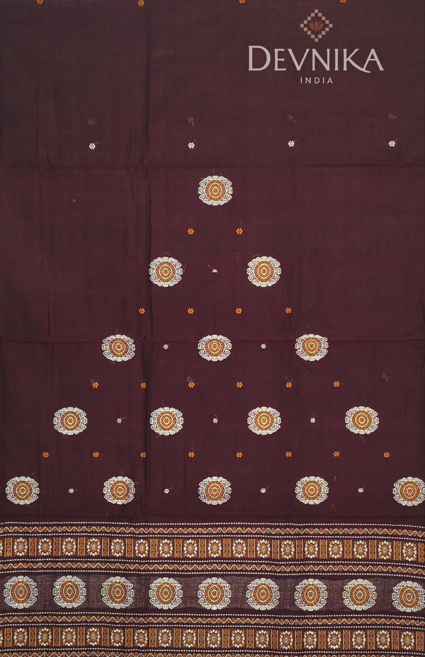 Deep Maroon Bomkai Dress Set