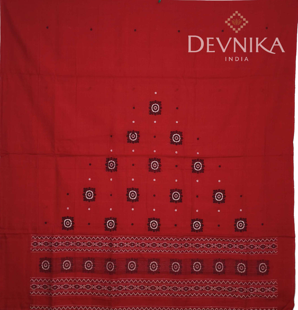 Red Bomkai Dress Set