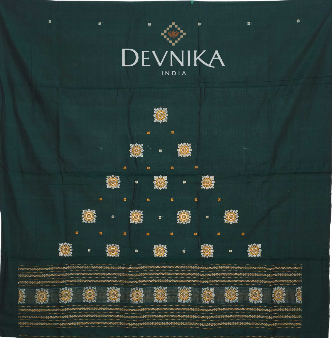 Deep Green Bomkai Dress Set