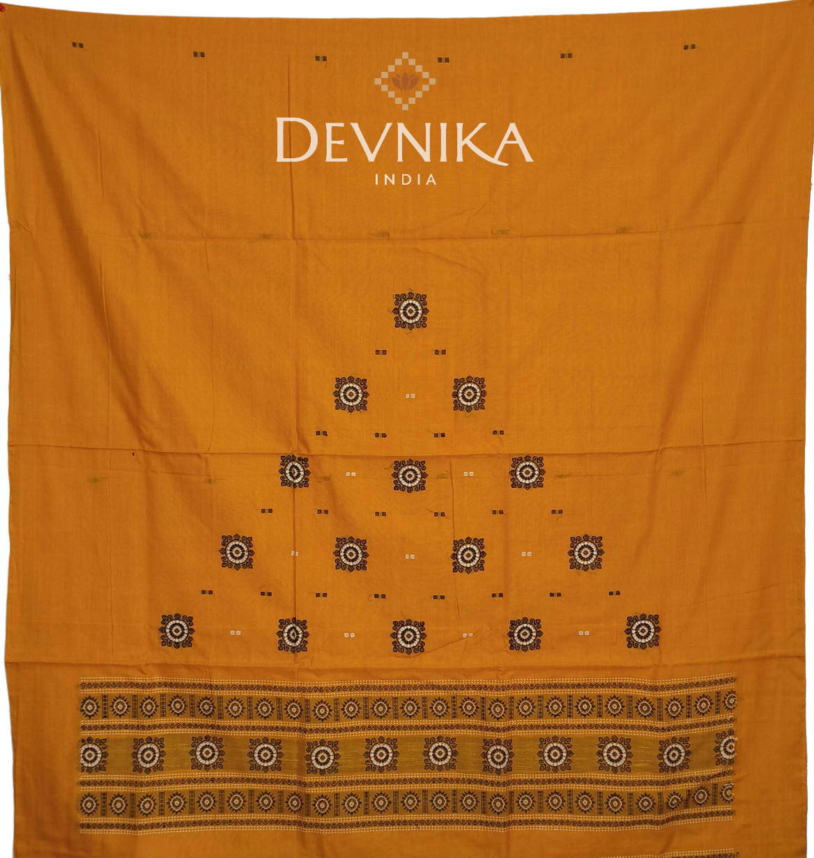 Golden Yellow Bomkai Dress Set