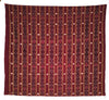 Dark Maroon,Red & White Tani Bandha Pasapalli Shirt/Top Piece