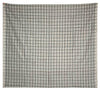 Ivory White & Black Checked Bandha Shirt/Top Piece
