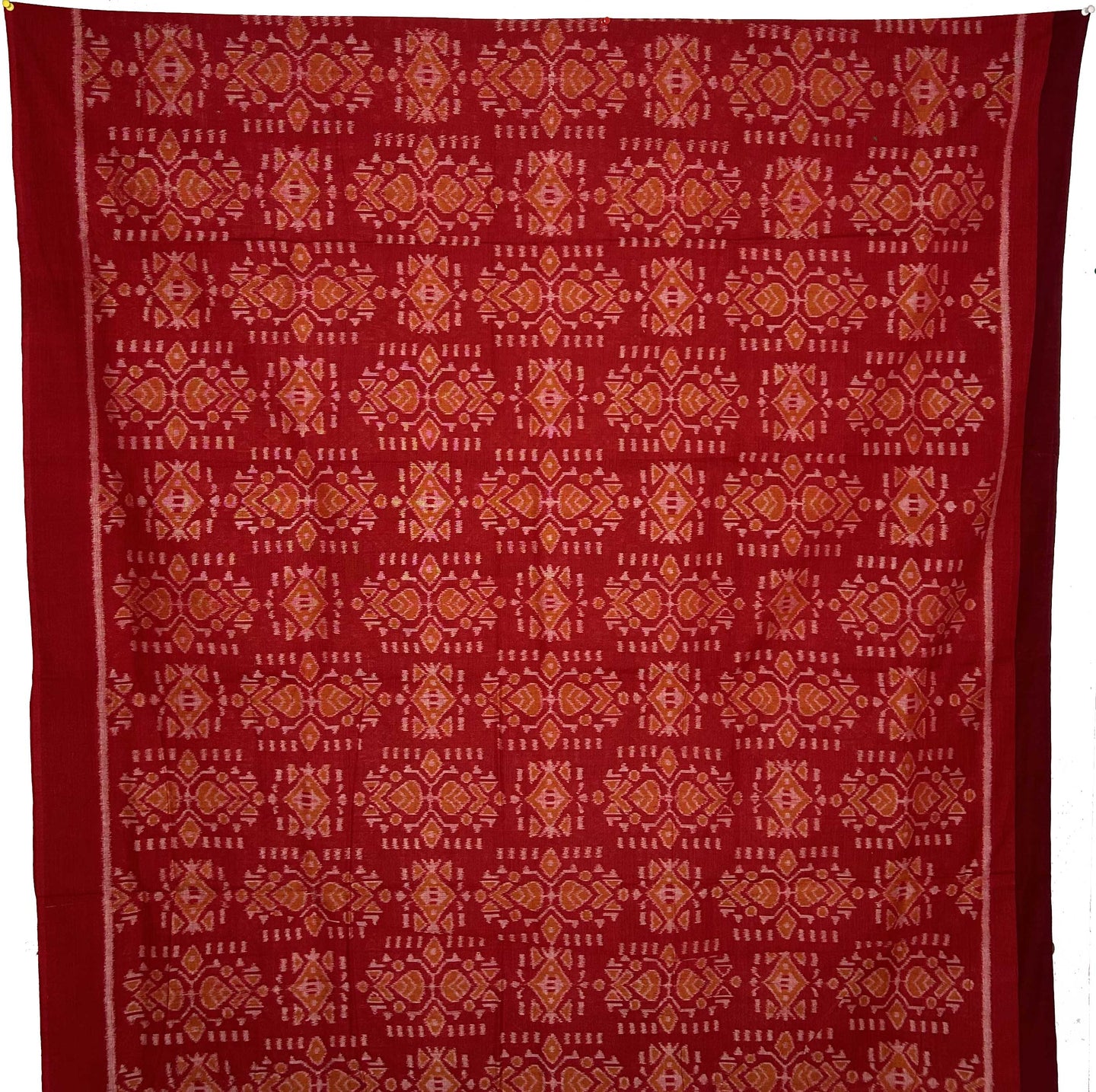 Sumati Top With Red Pant & Chunri Body Bandha Dress Set