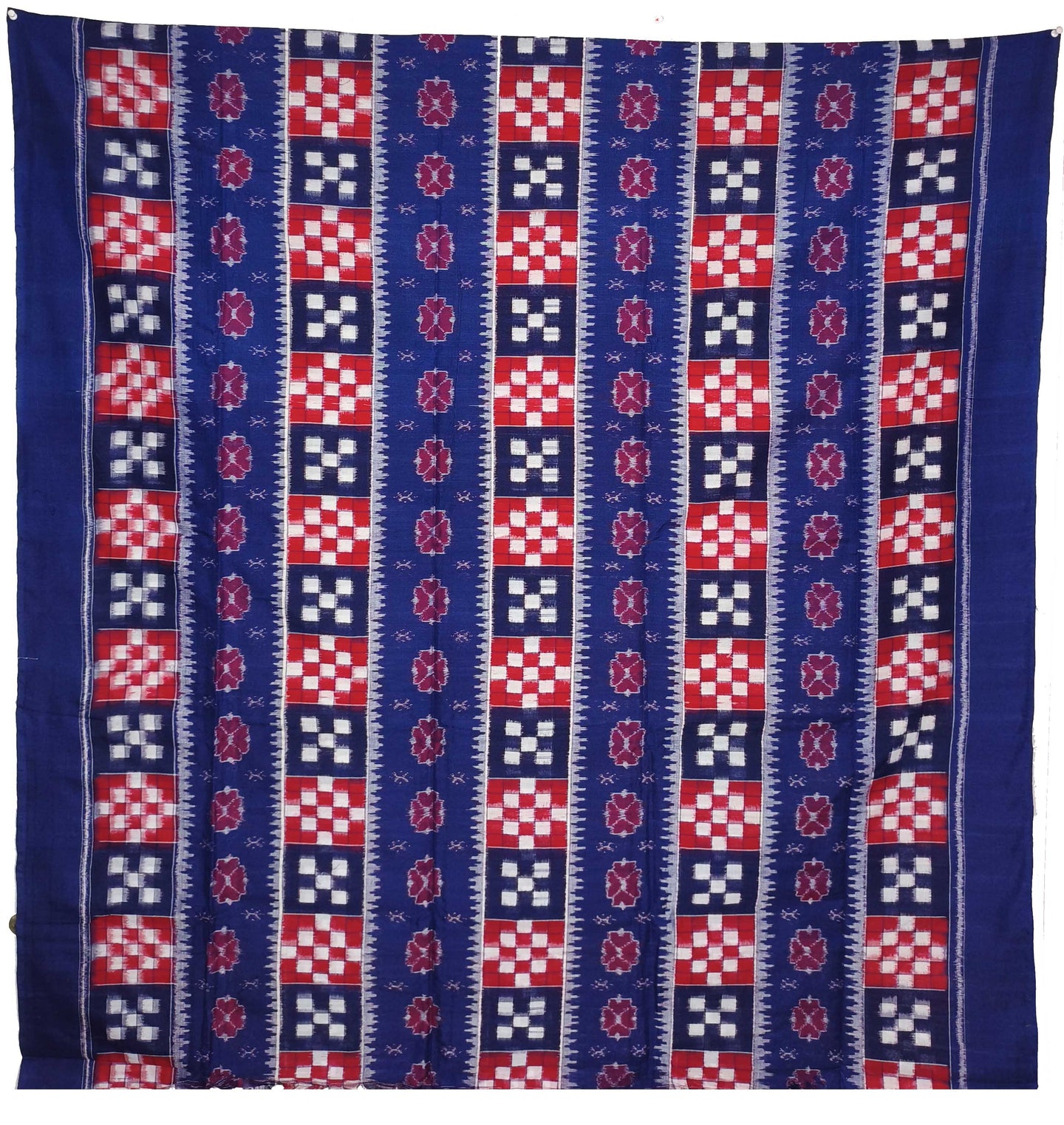 Blue Top With Red Pant & Chunri Pasapalli Dress Set