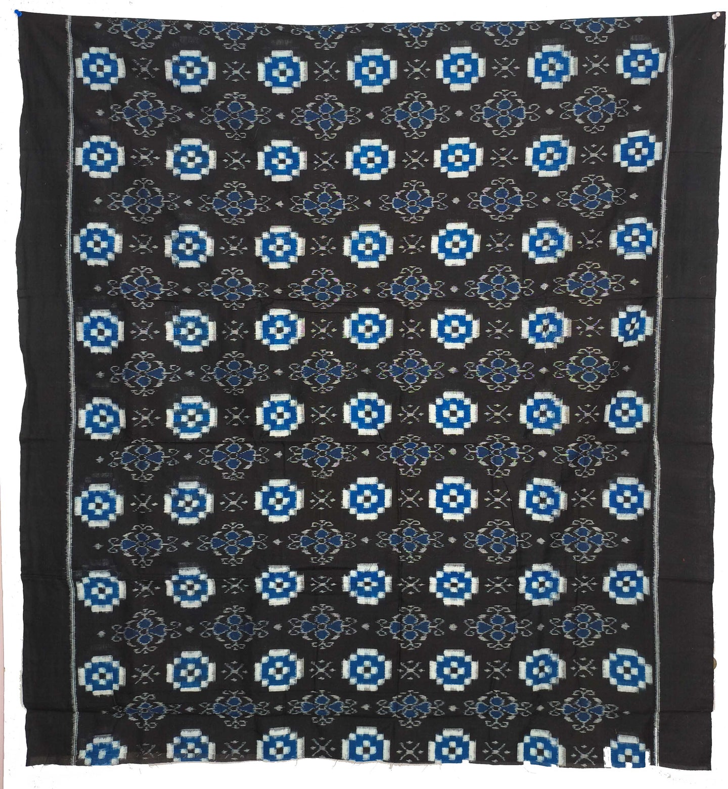 Black Top With Black Pant & Blue Chunri Pasapalli Dress Set