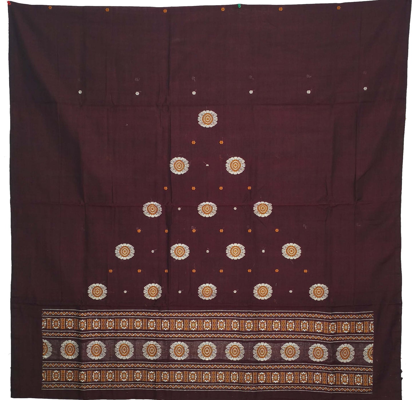 Deep Maroon Bomkai Dress Set