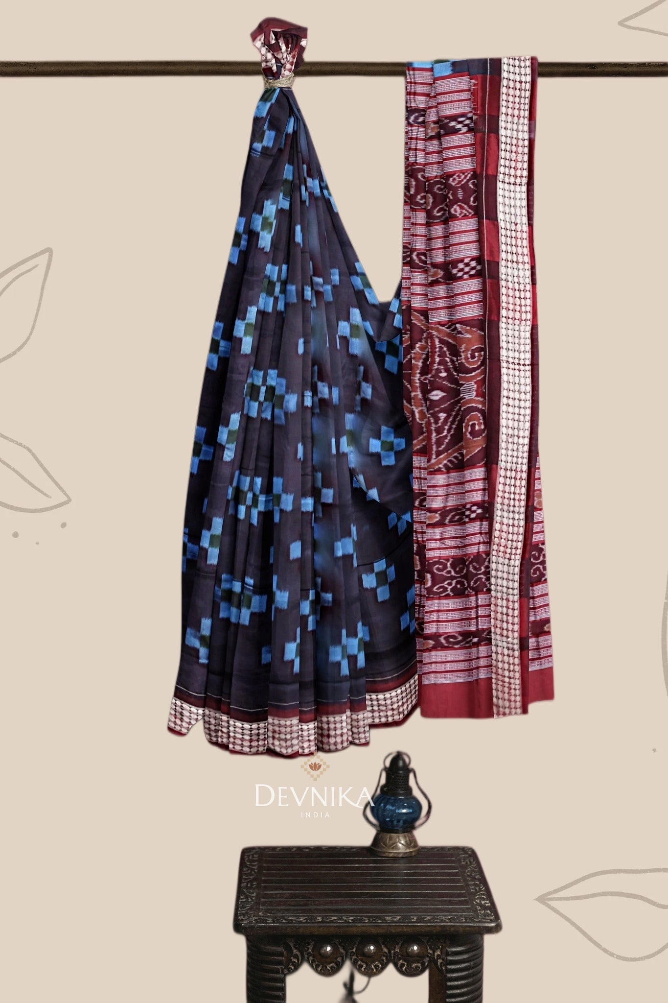 Black Body Pasapalli Saree