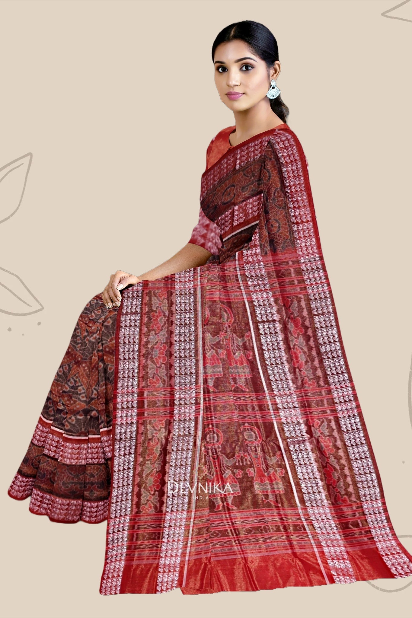 Golen Yellow Body Bandha Tissue Saree