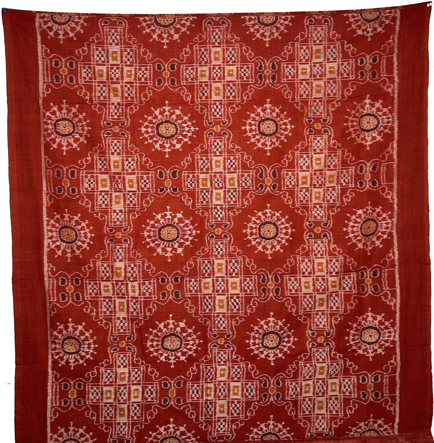 Rust Top With Black Pant & Chunri Body Bandha Dress Set