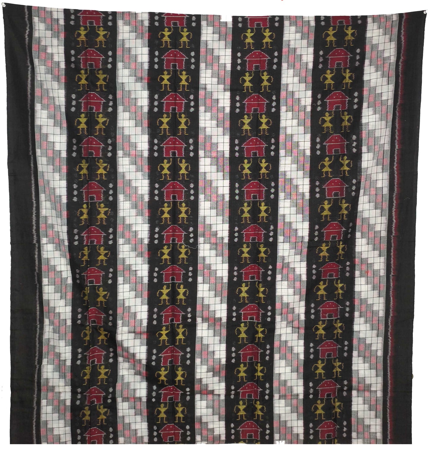 Black Top With Yellow Pant & Chunri Pasapalli Dress Set