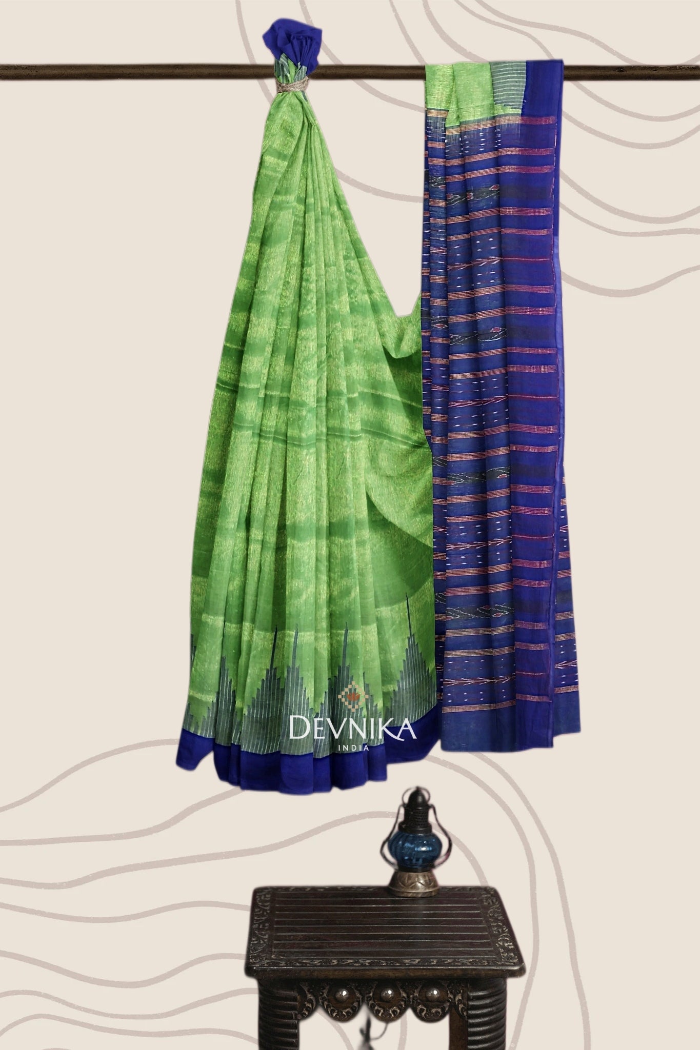 Green Big Temple Border(Bapta)