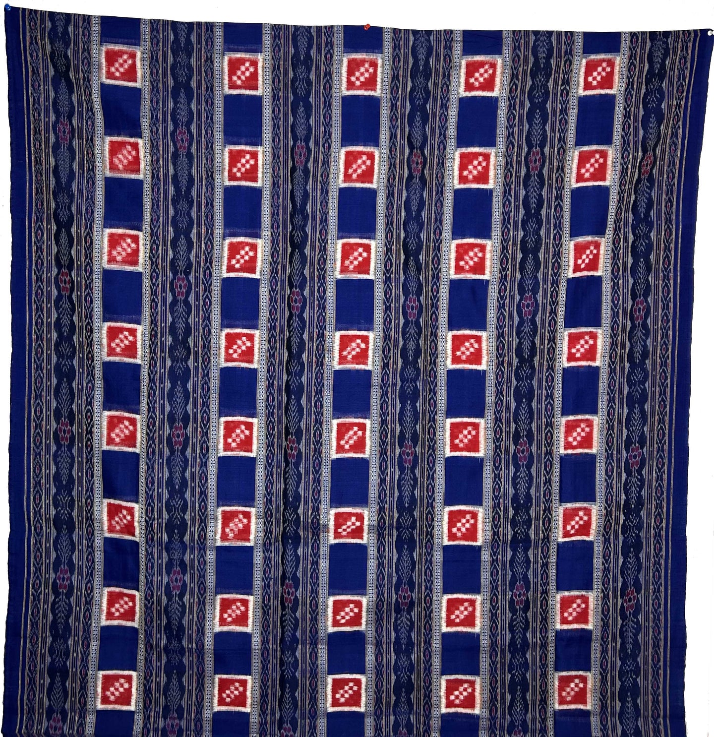 Blue Top With Red Pant & Chunri Pasapalli Dress Set