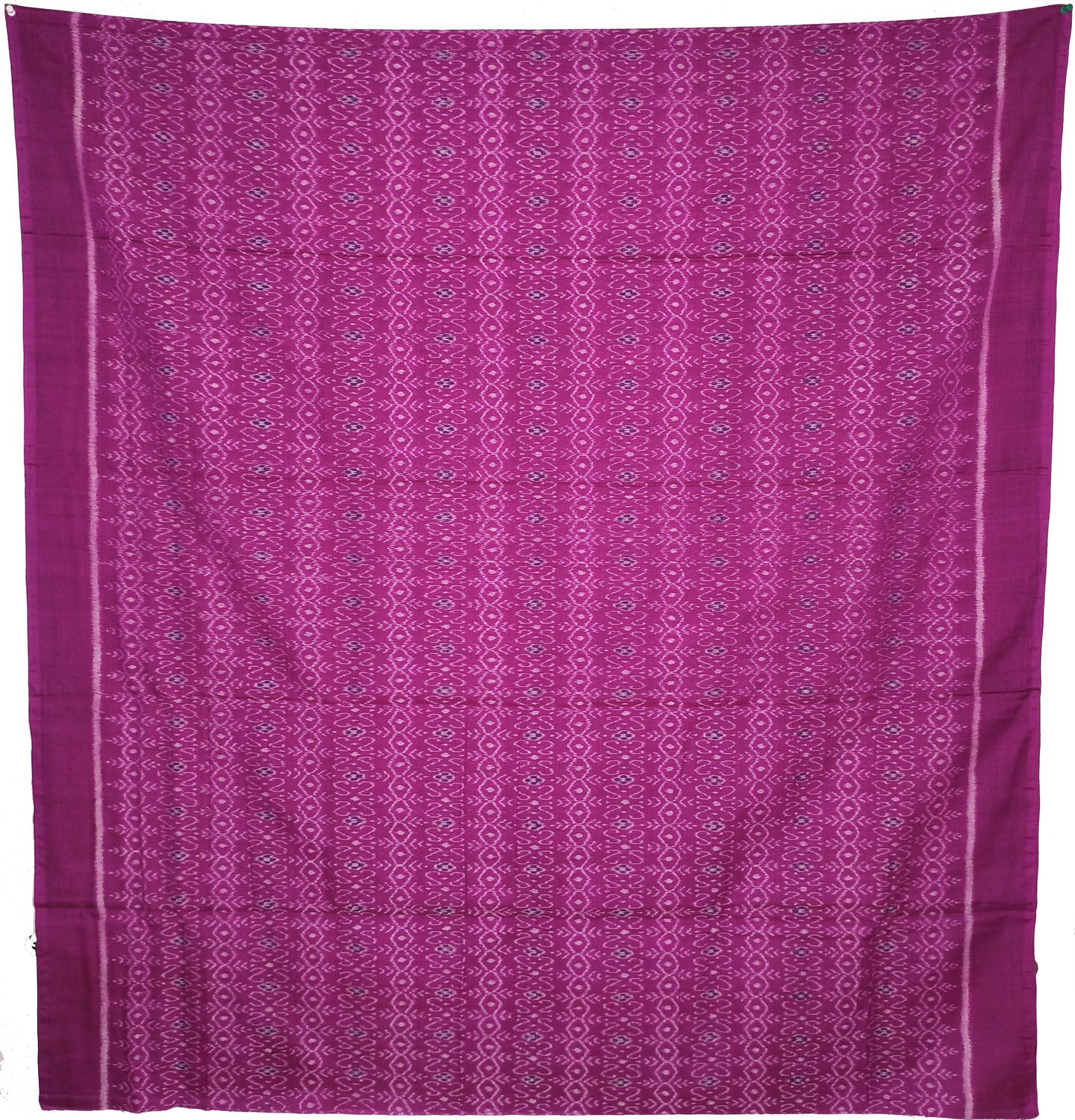 Magenta Top With Black Pant & Chunri Body Bandha Dress Set