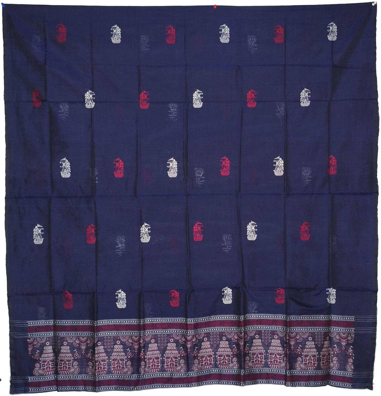 Royal Blue Bomkai Dress Set