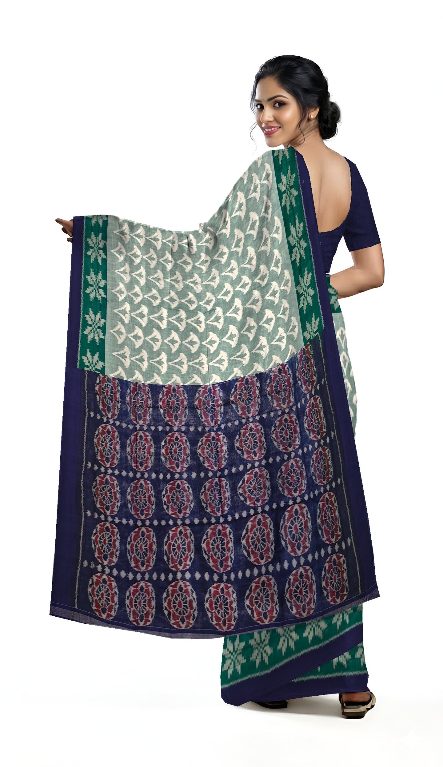 Light Green Body Bandha Saree