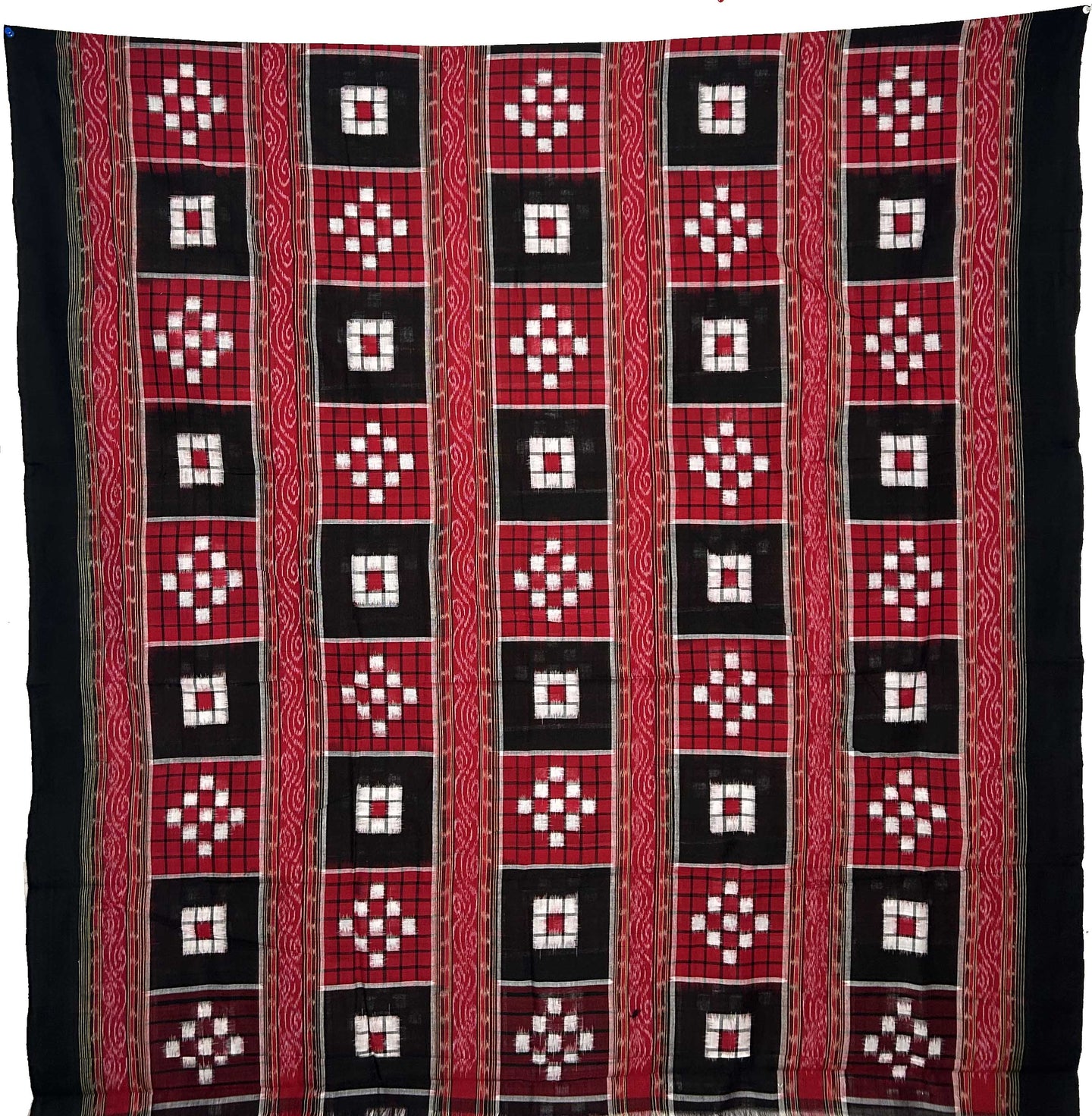 Black & Red Top With Black Pant & Chunri Pasapalli Dress Set