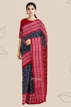 Forest Green Body Bandha Handloom Cotton Saree | Odisha Handloom | Devnika