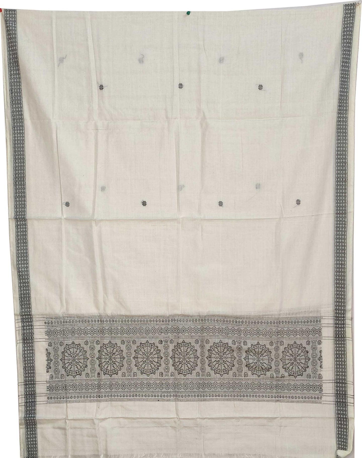 Maroon With White Pant & Chunri Bomkai Dress Set