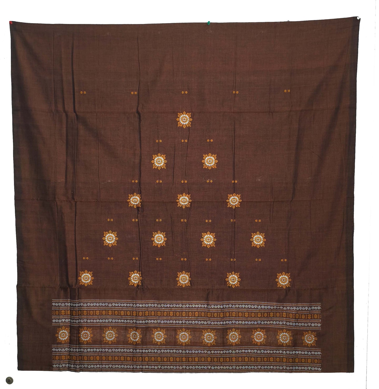 Deep Brown Bomkai Dress Set (Copy)