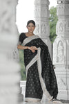 Black Bandha Khandua Saree | Odisha Handloom | Devnika