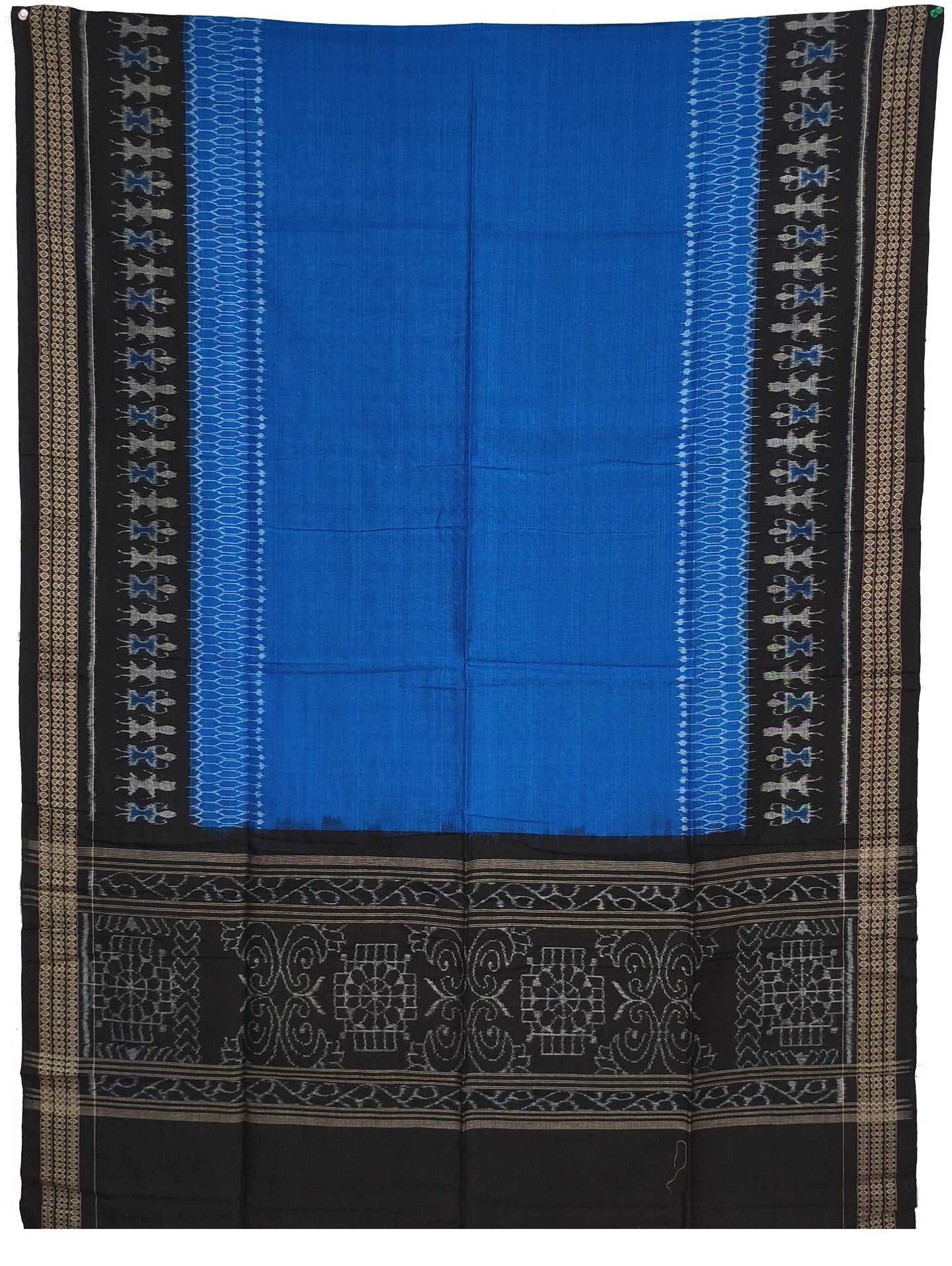 Black Top With Black Pant & Blue Chunri Pasapalli Dress Set