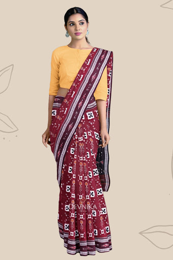 Maroon Body Pasapalli Saree