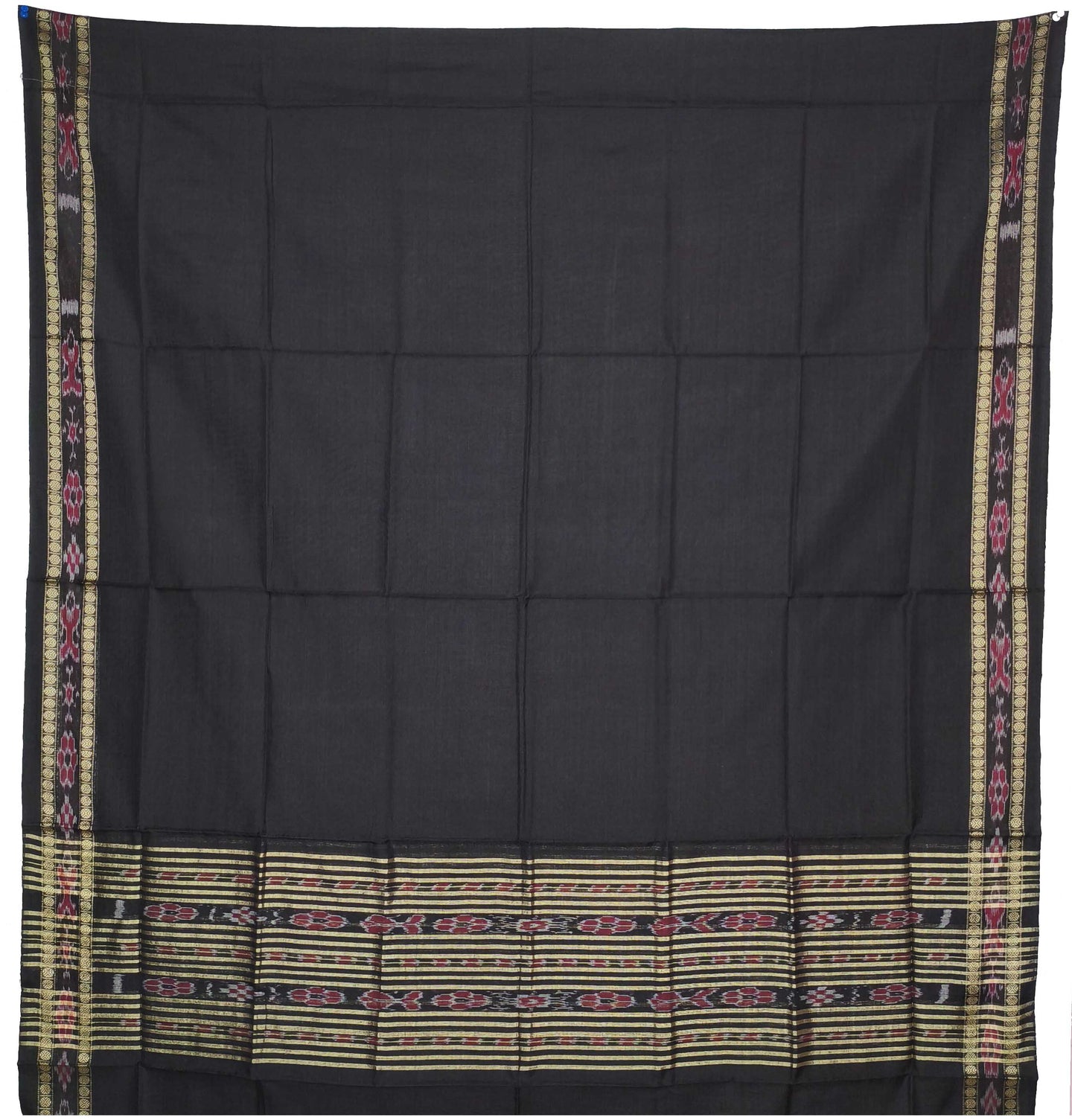 Black Bomkai Dress Set Necklace Design