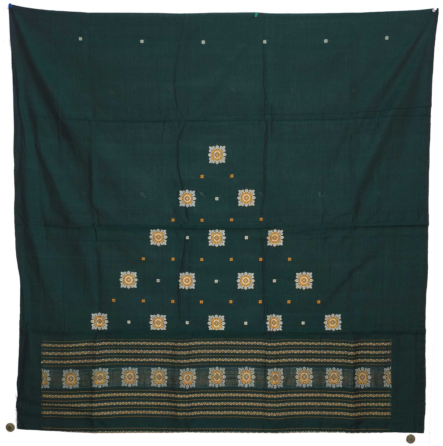 Deep Green Bomkai Dress Set