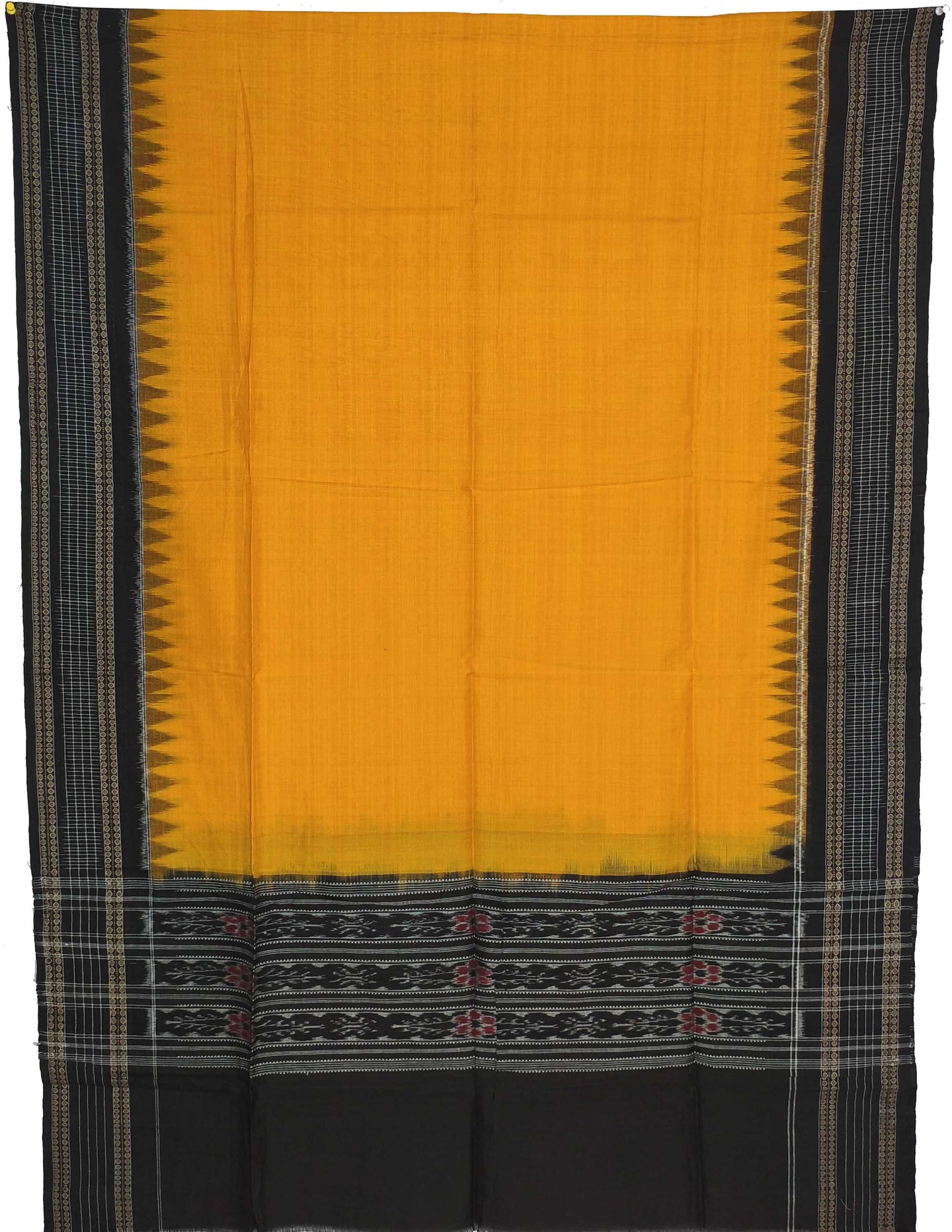 Black Top With Yellow Pant & Chunri Pasapalli Dress Set