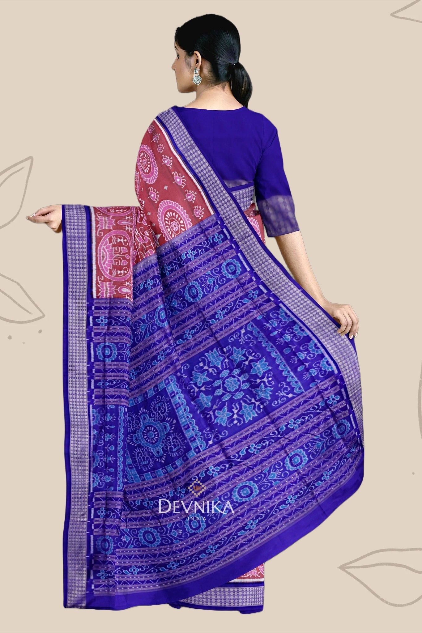 Swift Pink Traditional Body Bandha Saree