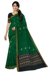 Green Bomkai Butti Sambalapuri Saree | Odisha Handloom GI Tagged | Devnika