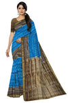 Copper Sulphate Half Body Bandha Tissue Silk Saree | Odisha Handloom GI Tagged | Devnika