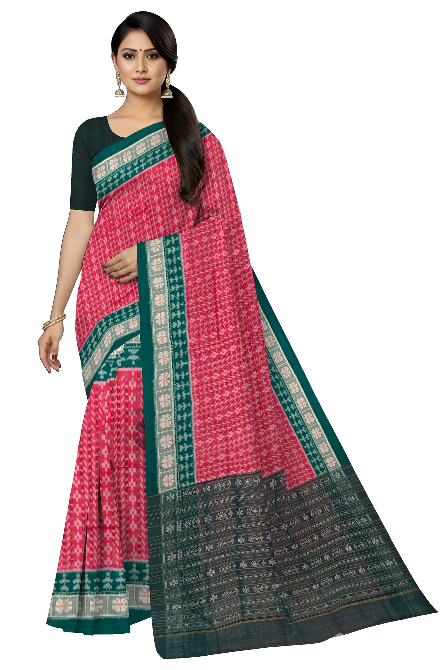 Light Magenta Bandha Pasapalli Saree