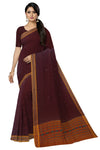 Light Coffee Bomkai Border Pasapalli Saree | Odisha Handloom GI Tagged | Devnika