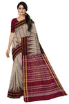 Chandan Big Temple Boarder Saree | Odisha Handloom GI Tagged | Devnika