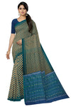 Green And Golden Tikili Bandha Saree