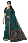 Green And Black Line Bandha Saree | Odisha Handloom GI Tagged | Devnika