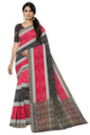 Red And White Mania Bandha Traditional Katiki Saree | Odisha Handloom GI Tagged | Devnika