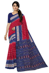 Maroon Teracota Bandha Saree