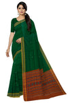 Green Bomkai Border Pasapalli Saree | Odisha Handloom GI Tagged | Devnika