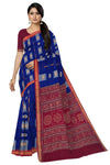 Blue Bandha Bomkai Saree | Odisha Handloom GI Tagged | Devnika