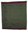 Dark Green & Dark Maroon Body Bandha Shirt/Top Piece