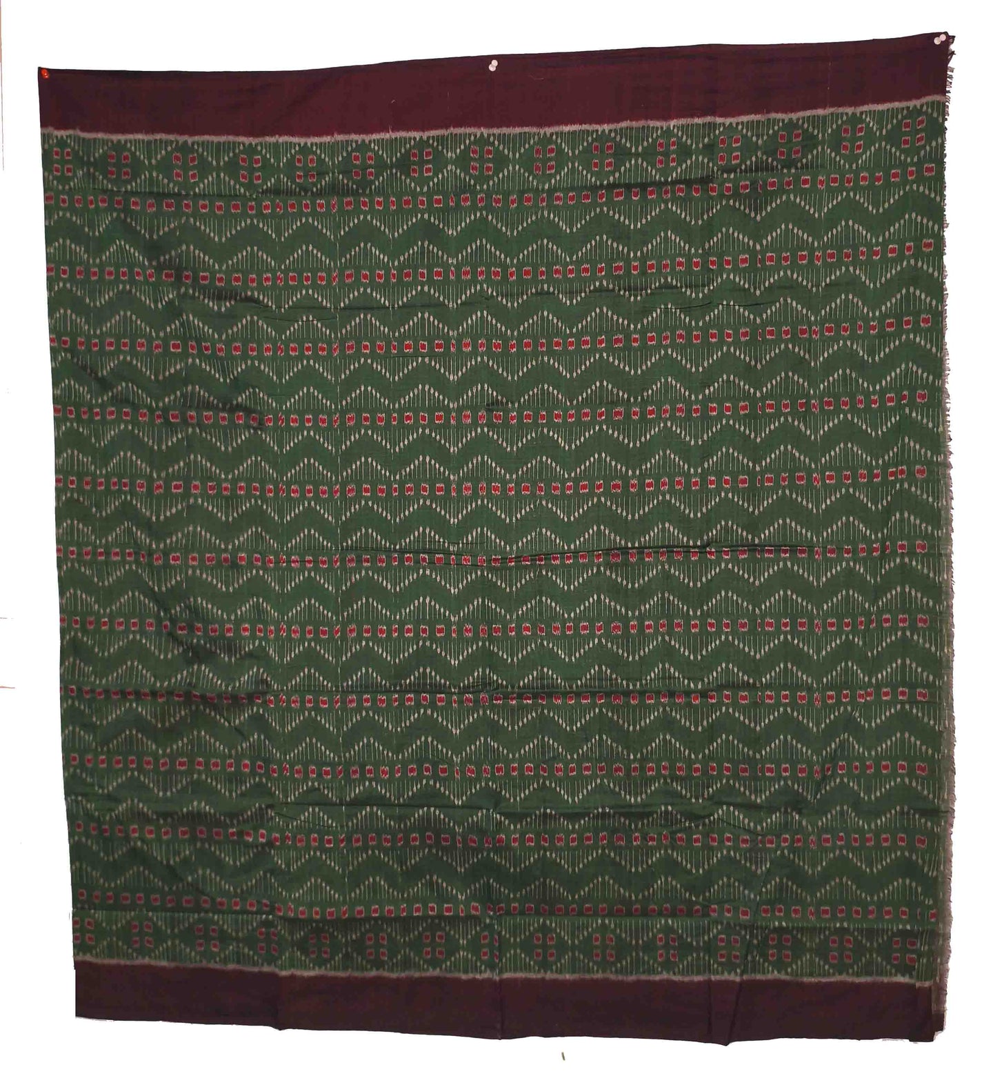 Dark Green & Dark Maroon Body Bandha Shirt/Top Piece