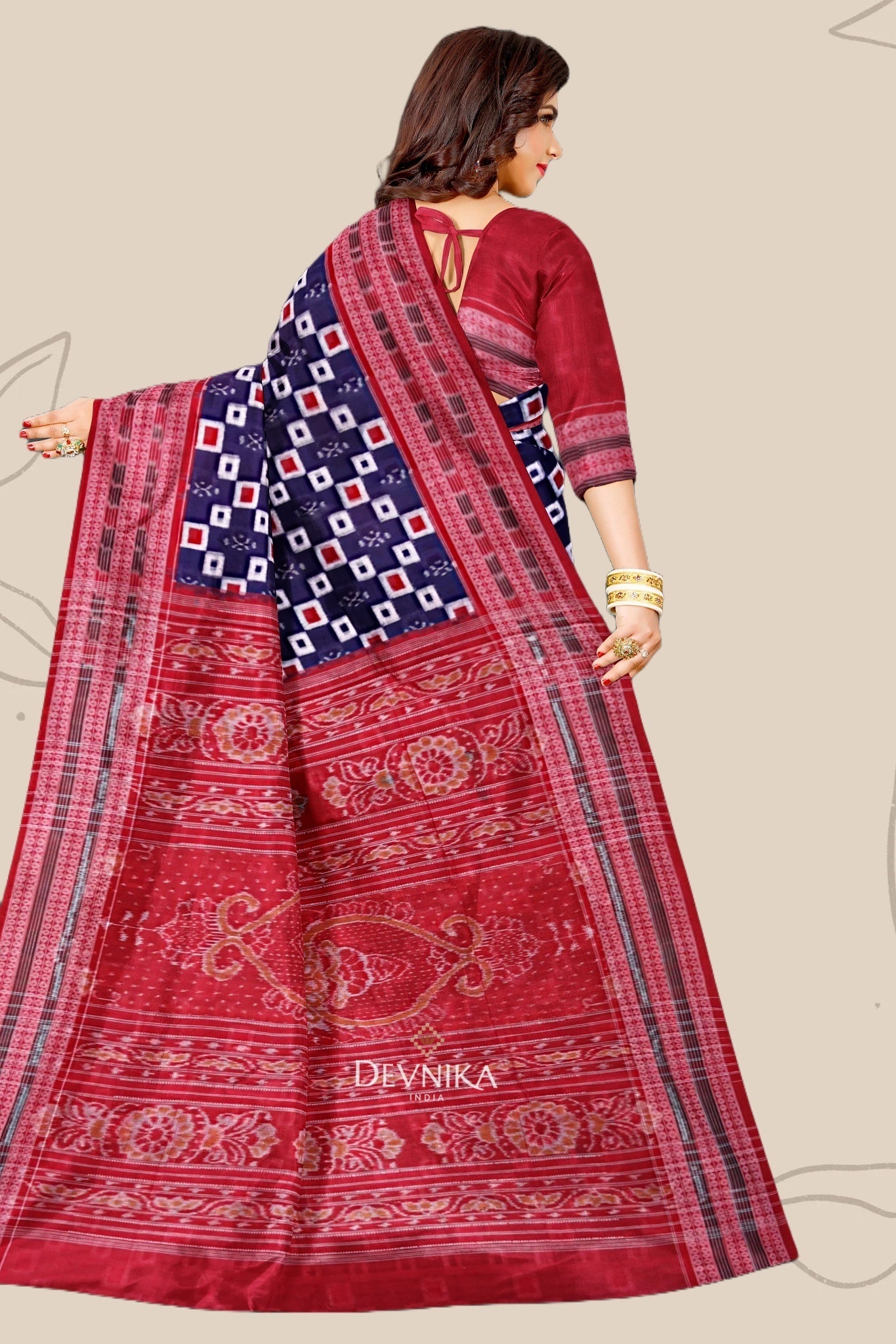 Blue Body Pasapalli Saree