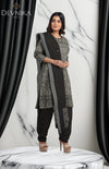 Grey Bomkai Dress Set
