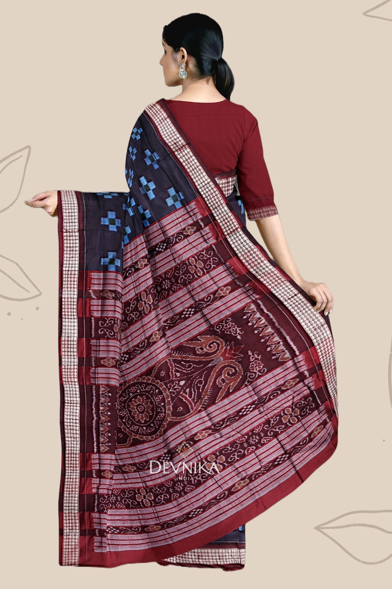 Black Body Pasapalli Saree