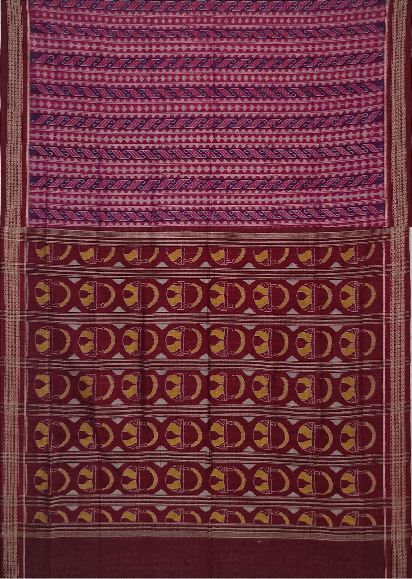 Deep Magenta Body Bandha Saree