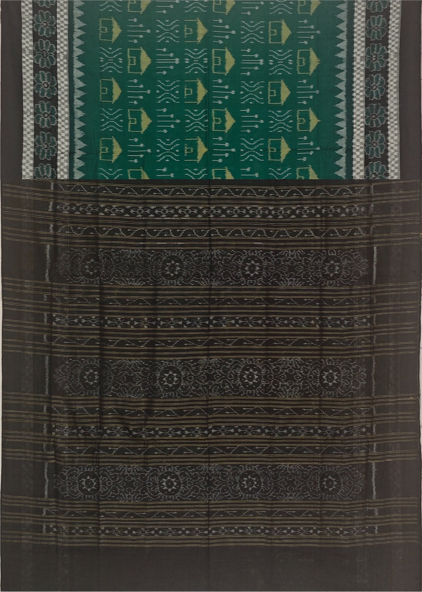 Green Body Bandha Saree