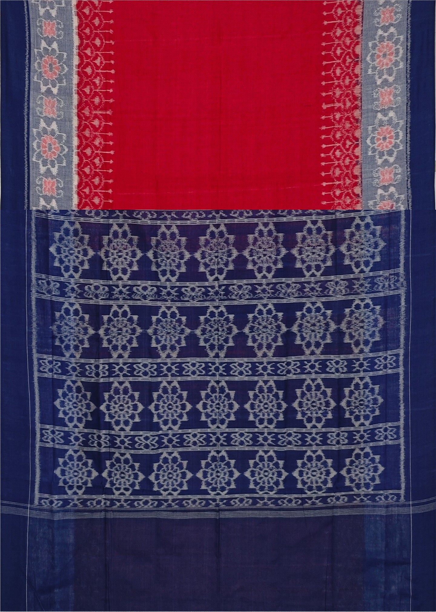 Red Border Bandha Saree