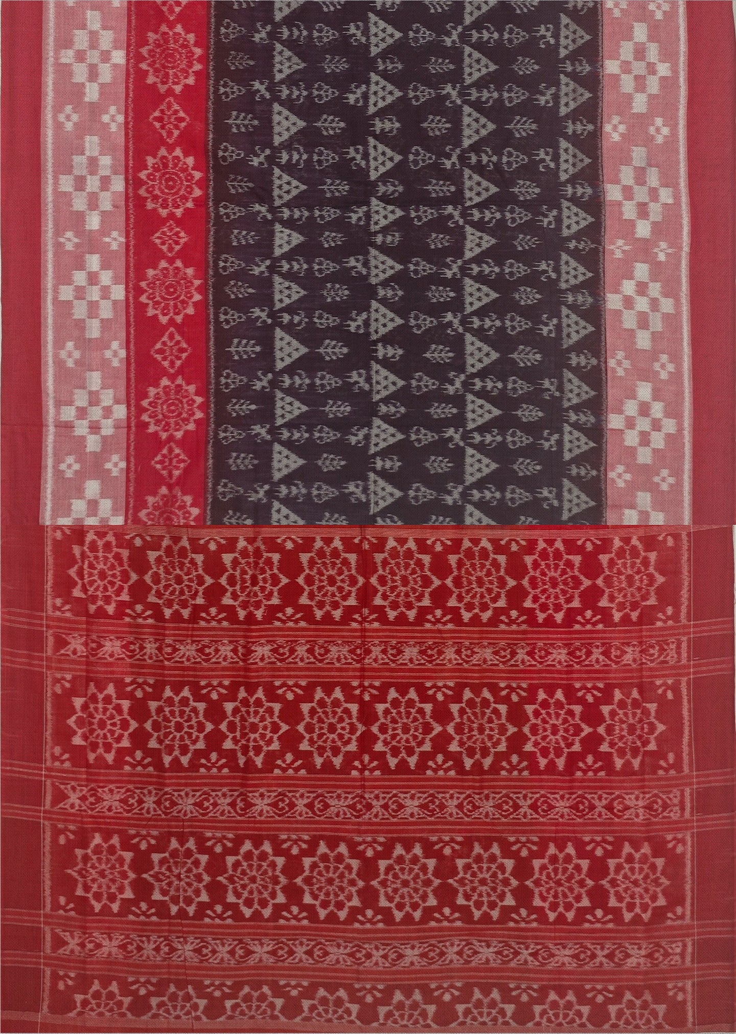 Deep Coffee Body Bandha Saree